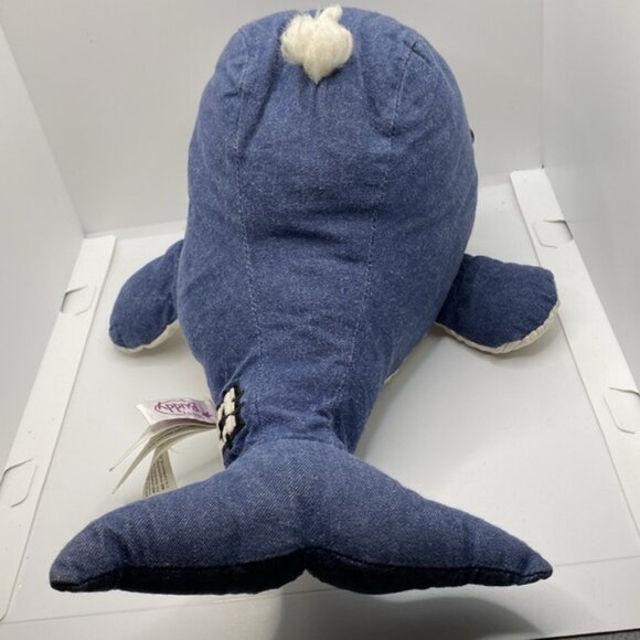 Retired Scentsy Buddy Benny Blue Whale Plush Stuffed Animal Nautical Marine 14” - Picture 8 of 15